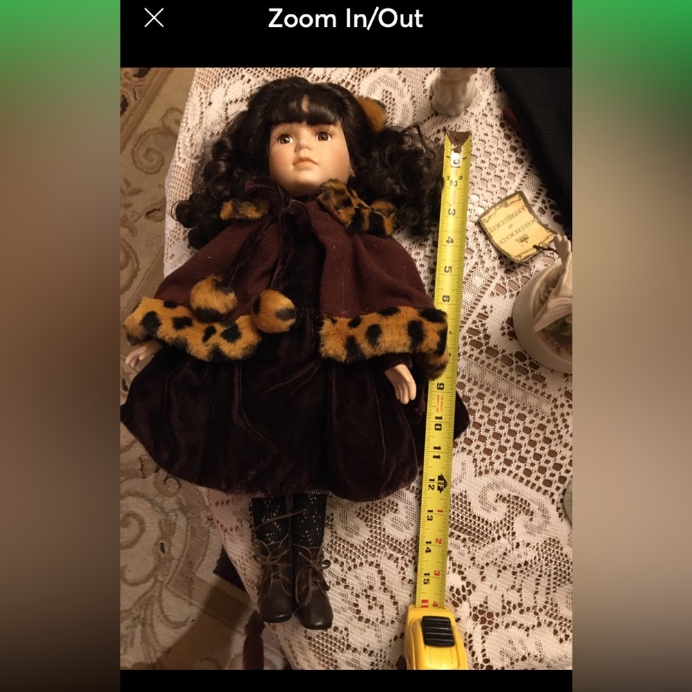 Unique porcelain doll in very good condition